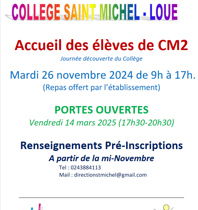 Accueil des CM2